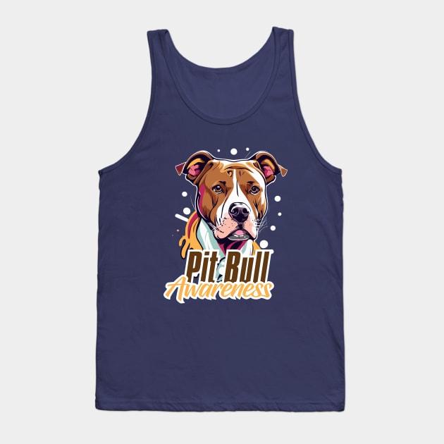 National Pit Bull Awareness Day – October Tank Top by irfankokabi